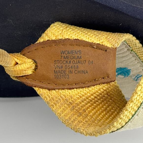 L.L. Bean Women’s Original Maine Isle Flip-Flops Size 7 Medium - Good Condition - Picture 7 of 8